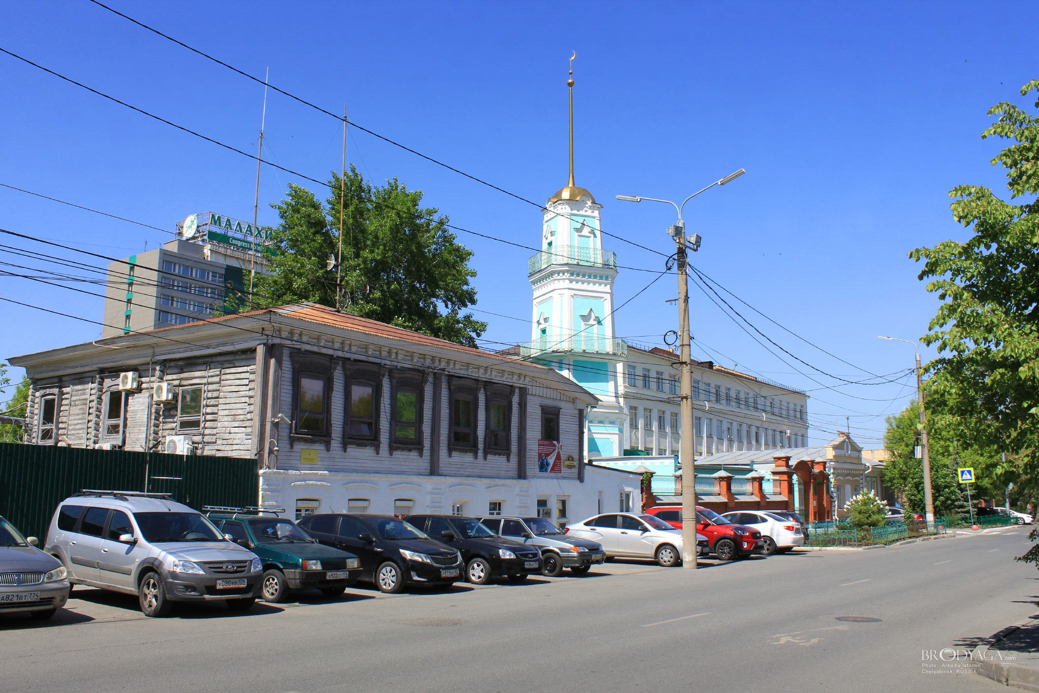 Соборная мечеть № 129. Ул. Елькина 14, Челябинск (Chelyabinsk)